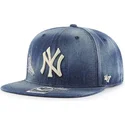 marinbla-cowboy-flat-keps-snapback-new-york-yankees-mlb-captain-loughlin-fran-47-brand