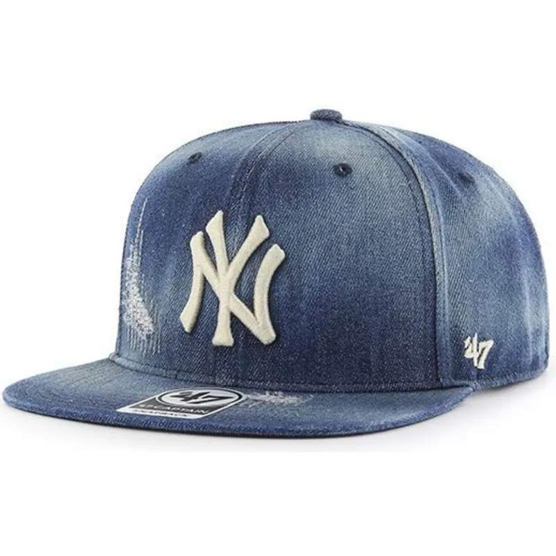 kepsar-plana-marinbla-snapback-vaquero-fran-new-york-yankees-mlb-av-47-brand kepsar-plana-marinbla-snapback-vaquero-fran-new-york-yankees-mlb-av-47-brand