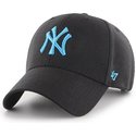 47-brand-curved-brim-blue-logo-new-york-yankees-mlb-mvp-black-snapback-cap