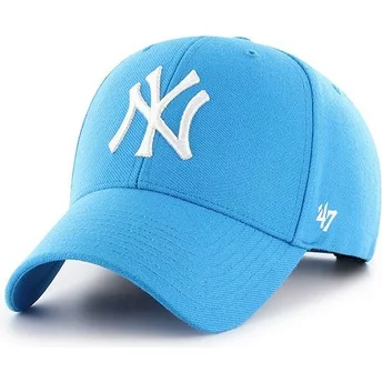 47 Brand New York Yankees MLB MVP glaciärblå kurvad snapback-keps