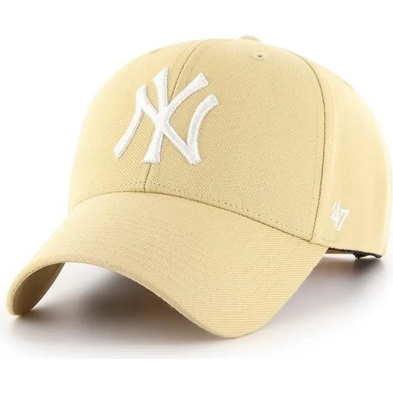 kepsar-curva-gul-snapback-oro-claro-fran-new-york-yankees-mlb-av-47-brand