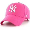 new-york-yankees-mlb-mvp-rosa-magenta-bojd-skarm-snapback-keps-fran-47-brand