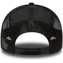 new-era-black-logo-new-york-yankees-mlb-clean-a-frame-black-trucker-hat