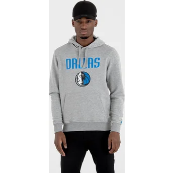 New Era Dallas Mavericks NBA Grey Pullover Hoody Sweatshirt