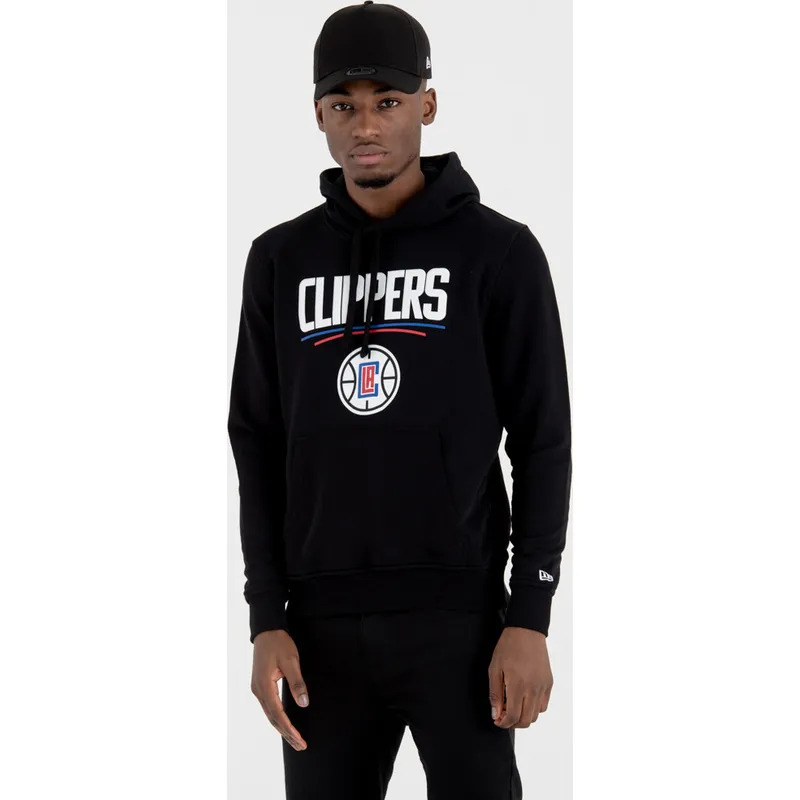 trojor-med-huva-svart-pullover-hoody-fran-los-angeles-clippers-nba-av-new-era