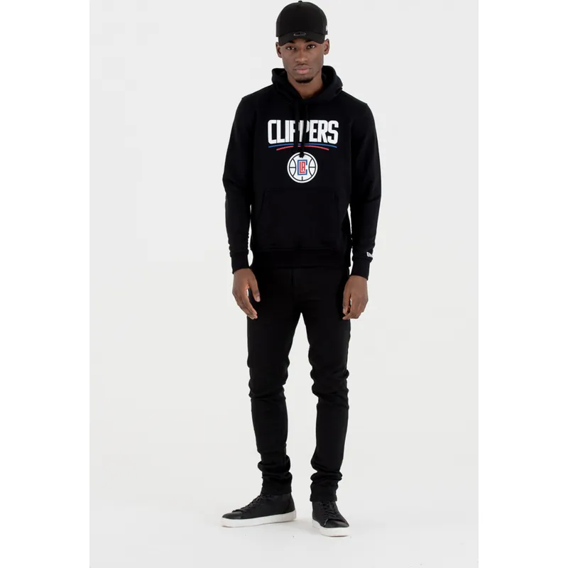 trojor-med-huva-svart-pullover-hoody-fran-los-angeles-clippers-nba-av-new-era