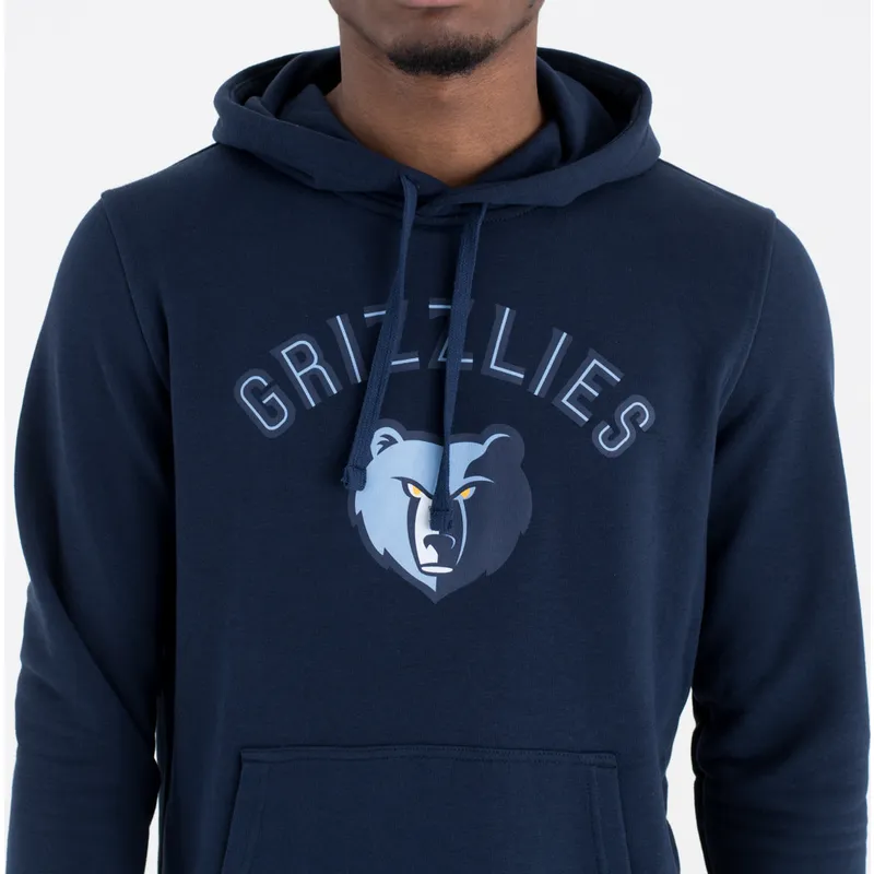 trojor-med-huva-marinbla-pullover-hoody-fran-memphis-grizzlies-nba-av-new-era