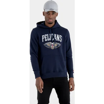 Marinblå huvtröja Pullover Hoody New Orleans Pelicans NBA från New Era
