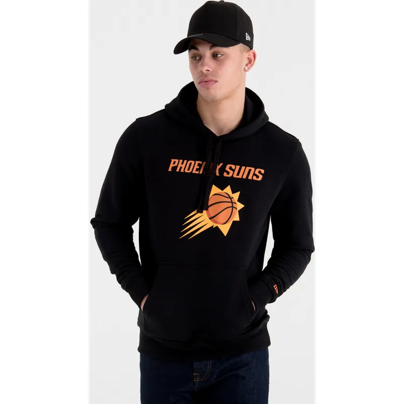 trojor-med-huva-svart-pullover-hoody-fran-phoenix-suns-nba-av-new-era