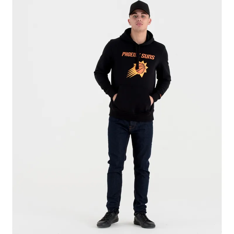 trojor-med-huva-svart-pullover-hoody-fran-phoenix-suns-nba-av-new-era