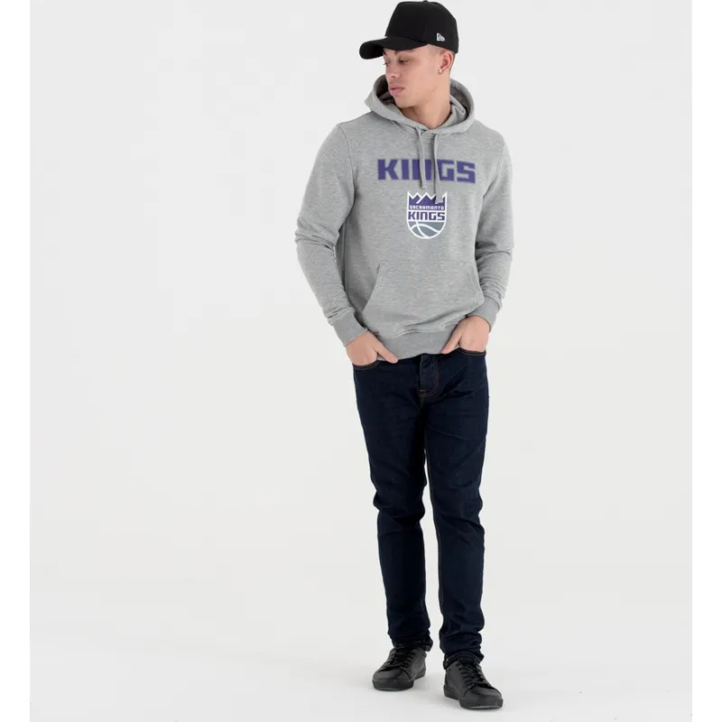 trojor-med-huva-gra-pullover-hoody-fran-sacramento-kings-nba-av-new-era