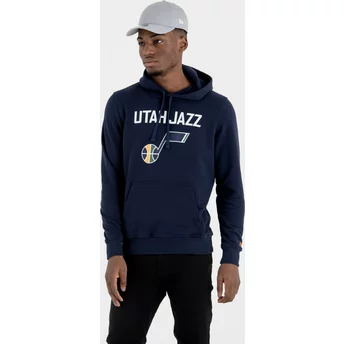 New Era Utah Jazz NBA Navy Blue Pullover Hoody Sweatshirt
