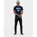 t-shirt-kort-arm-marinbla-de-fran-charlotte-hornets-nba-av-new-era