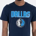 dallas-mavericks-nba-marinbla-kortarmad-t-shirt-fran-new-era