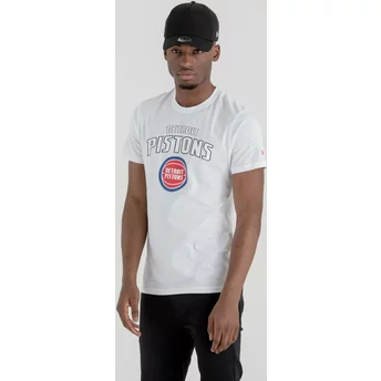 New Era Detroit Pistons NBA White T-Shirt