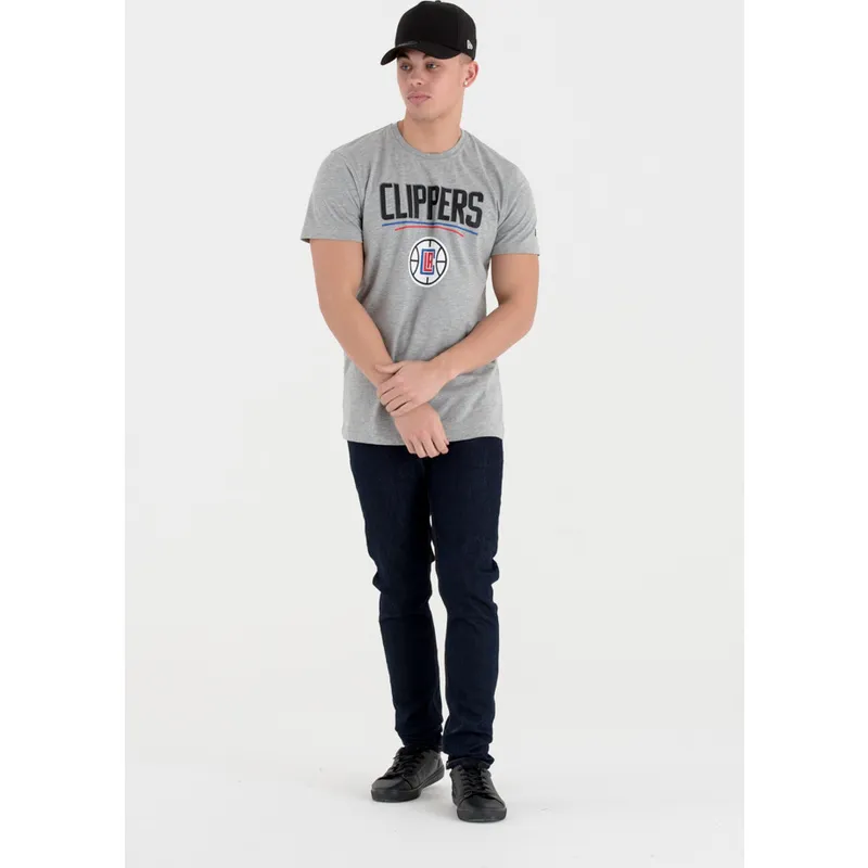 t-shirt-kort-arm-gra-de-fran-los-angeles-clippers-nba-av-new-era