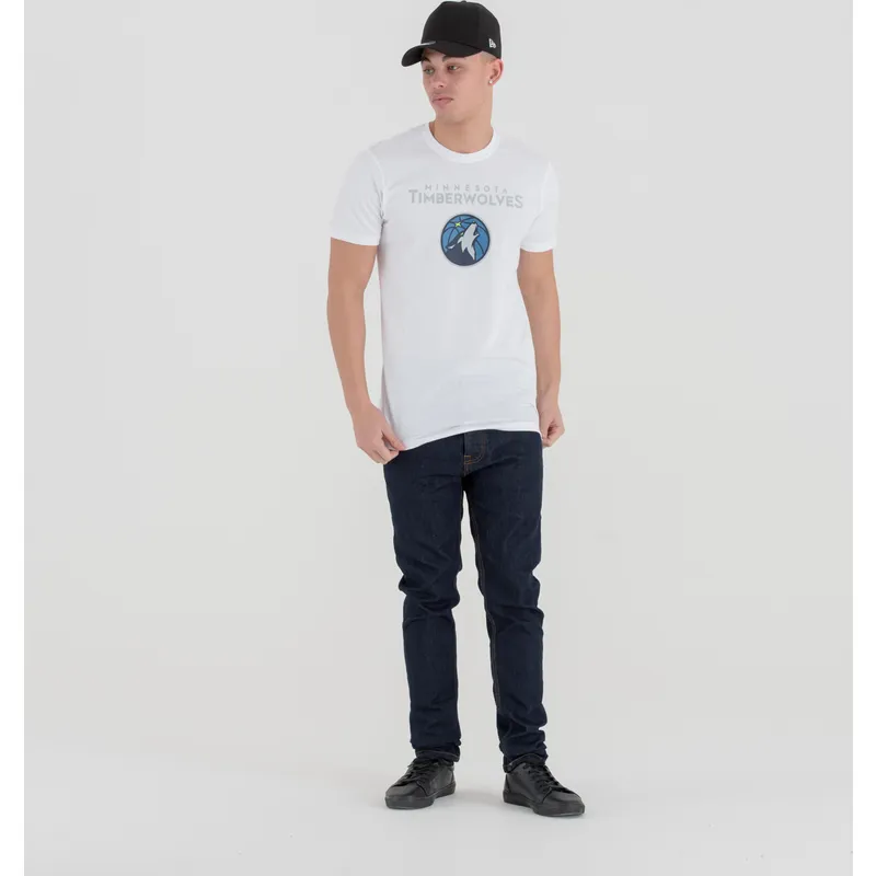 t-shirt-kort-arm-vit-de-fran-minnesota-timberwolves-nba-av-new-era t-shirt-kort-arm-vit-de-fran-minnesota-timberwolves-nba-av-new-era
