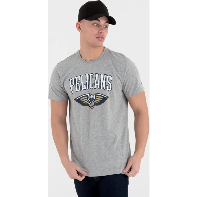 t-shirt-kort-arm-gra-de-fran-new-orleans-pelicans-nba-av-new-era