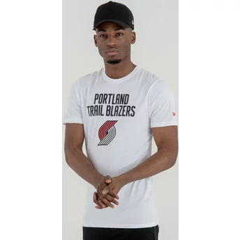 New Era Portland Trail Blazers NBA White T-Shirt