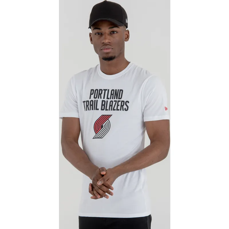 t-shirt-kort-arm-vit-de-fran-portland-trail-blazers-nba-av-new-era