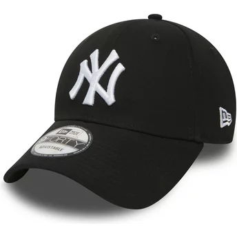 Justerbar svart böjd keps 9FORTY Essential från New York Yankees MLB av New Era