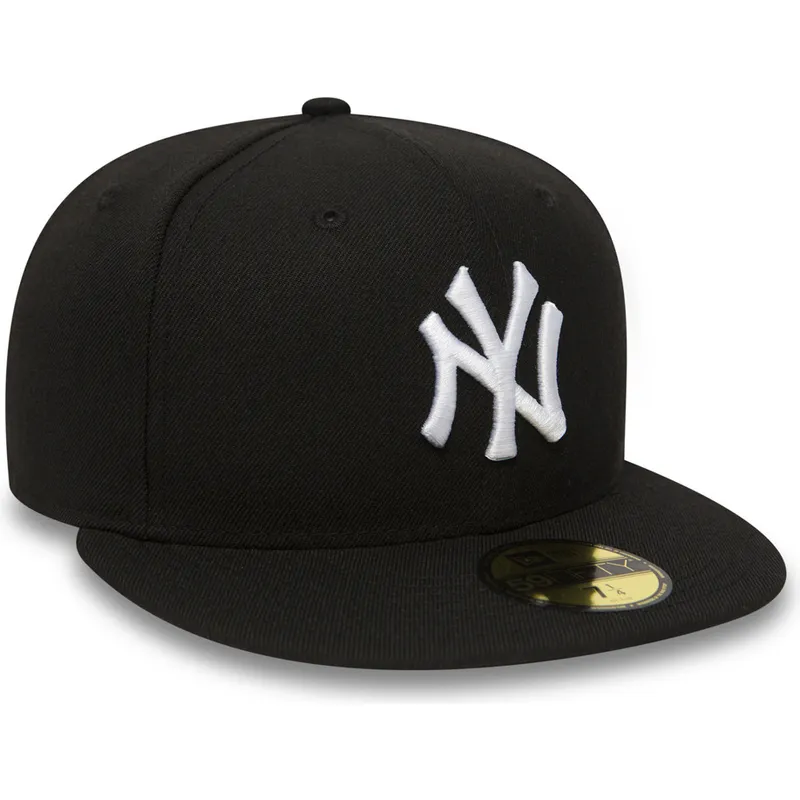 svart-platt-keps-justerad-59fifty-essential-fran-new-york-yankees-mlb-av-new-era