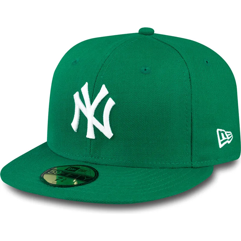 kepsar-plana-gron-justerad-59fifty-essential-fran-new-york-yankees-mlb-av-new-era