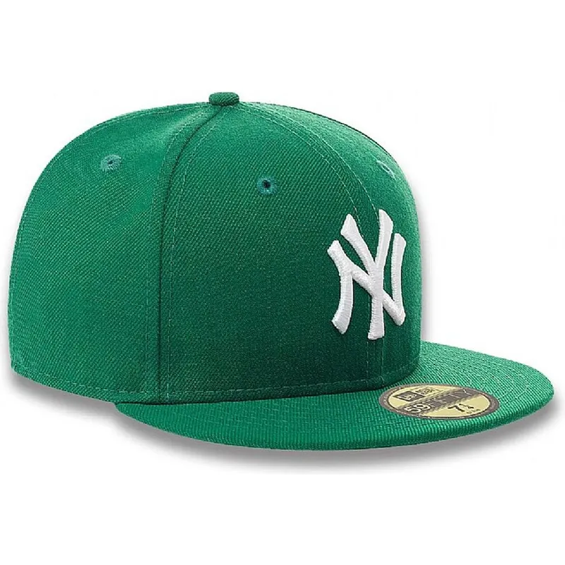 kepsar-plana-gron-justerad-59fifty-essential-fran-new-york-yankees-mlb-av-new-era