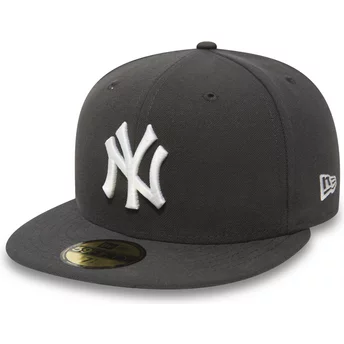 New Era 59FIFTY Essential justerbar platt keps i stenfärg för New York Yankees MLB