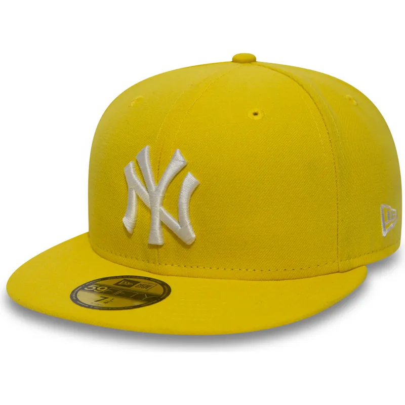 kepsar-plana-gul-justerad-59fifty-essential-fran-new-york-yankees-mlb-av-new-era