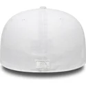 vit-platt-justerbar-keps-59fifty-white-on-white-new-york-yankees-mlb-fran-new-era