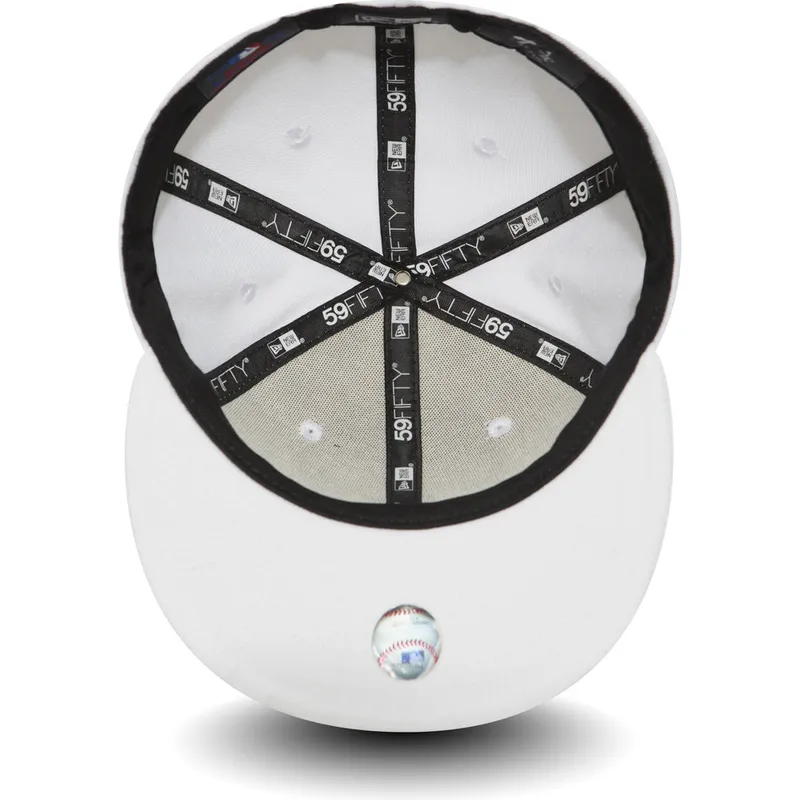 kepsar-plana-vit-justerad-59fifty-white-on-white-fran-new-york-yankees-mlb-av-new-era