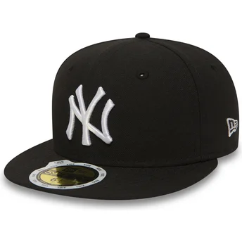 new-era-new-york-yankees-mlb-59fifty-essential-svart-justerbar-flat-keps-for-barn