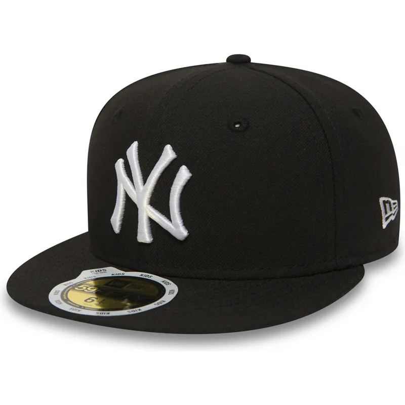 kepsar-plana-svart-justerad-for-barn-59fifty-essential-fran-new-york-yankees-mlb-av-new-era