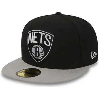 svart-platt-keps-59fifty-essential-brooklyn-nets-nba-fran-new-era