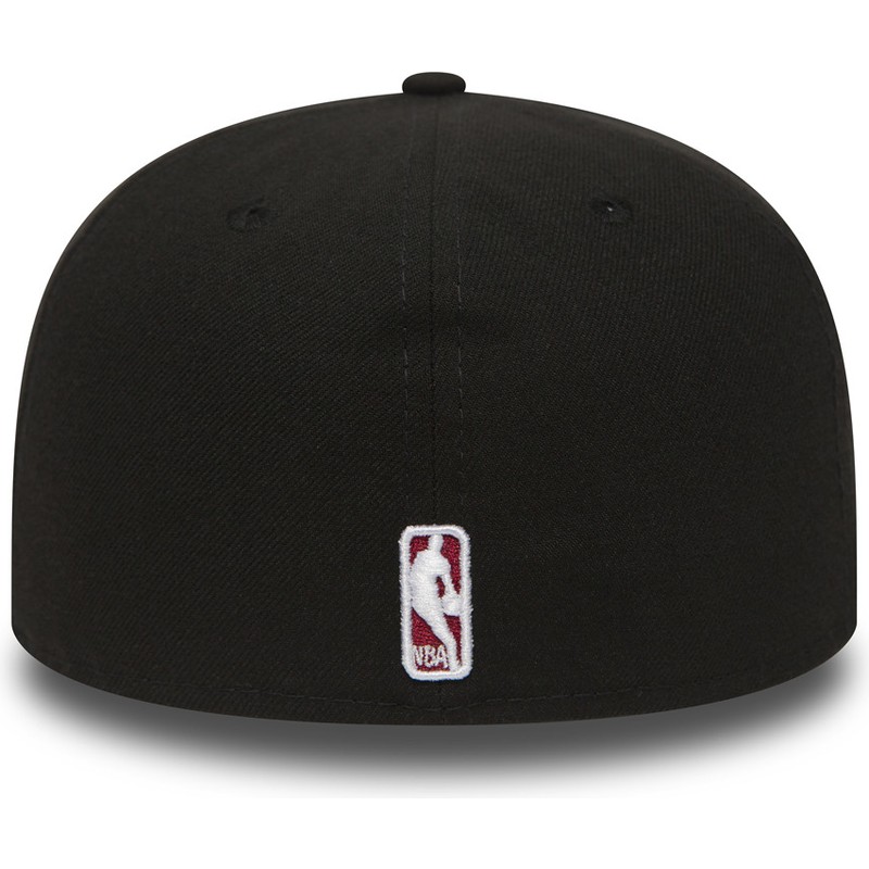 new-era-flat-brim-59fifty-essential-miami-heat-nba-black-fitted-cap