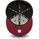 svart-justerbar-flat-keps-59fifty-essential-miami-heat-nba-fran-new-era