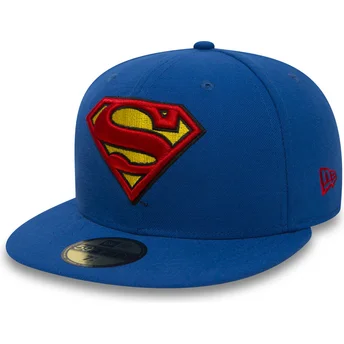59fifty-superman-character-essential-warner-bros-bla-justerbar-flat-keps-fran-new-era