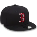 marinbla-justerbar-platt-keps-9fifty-essential-fran-boston-red-sox-mlb-av-new-era