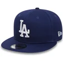 los-angeles-dodgers-mlb-new-era-9fifty-essential-justerbar-bla-flat-keps