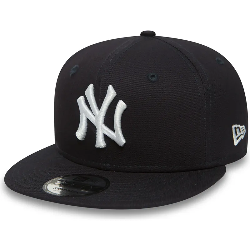 marinbla-justerbar-platt-keps-9fifty-essential-fran-new-york-yankees-mlb-av-new-era