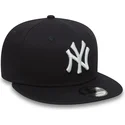 marinbla-justerbar-platt-keps-9fifty-essential-fran-new-york-yankees-mlb-av-new-era