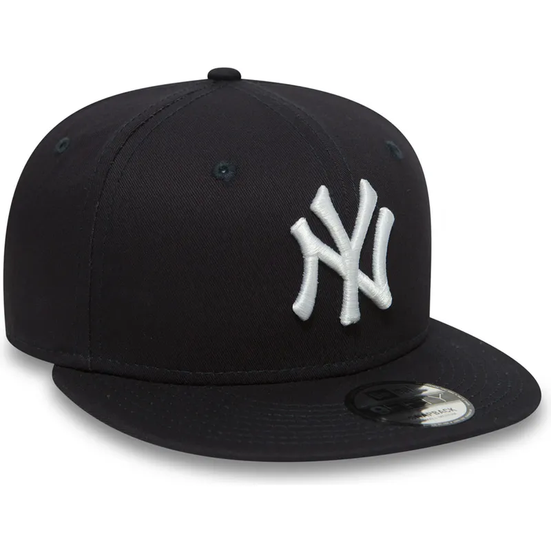marinbla-justerbar-platt-keps-9fifty-essential-fran-new-york-yankees-mlb-av-new-era