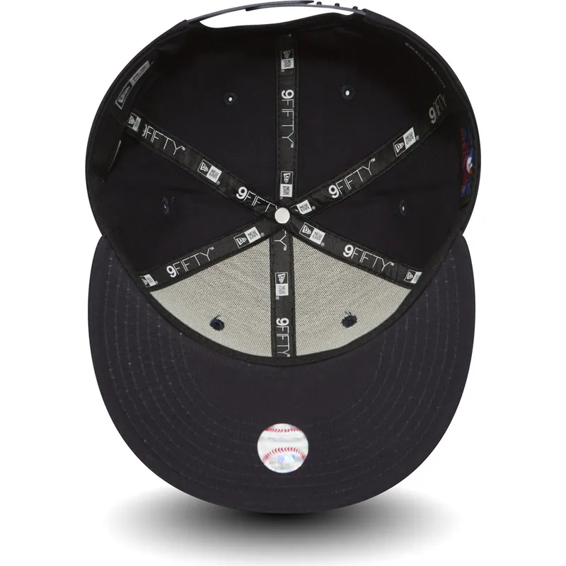 marinbla-justerbar-platt-keps-9fifty-essential-fran-new-york-yankees-mlb-av-new-era