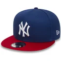 new-york-yankees-mlb-new-era-9fifty-cotton-block-justerbar-bla-flat-keps