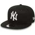 svart-justerbar-platt-keps-9fifty-white-on-black-fran-new-york-yankees-mlb-av-new-era