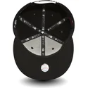 new-york-yankees-mlb-new-era-9fifty-white-on-black-justerbar-svart-flat-keps