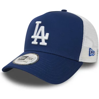 Blå Clean A Frame truckerkeps från Los Angeles Dodgers MLB av New Era