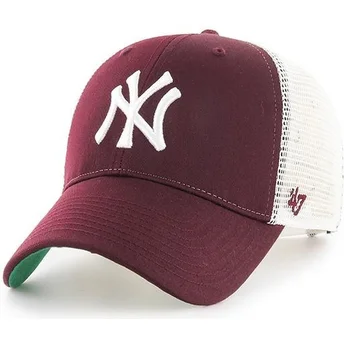 kepsar-curva-rod-snapback-granate-fran-new-york-yankees-mlb-av-47-brand