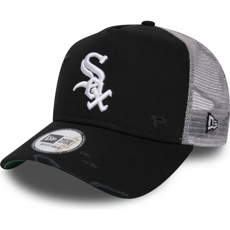 kepsar-curva-svart-snapback-distressed-a-frame-fran-chicago-white-sox-mlb-av-new-era kepsar-curva-svart-snapback-distressed-a-frame-fran-chicago-white-sox-mlb-av-new-era
